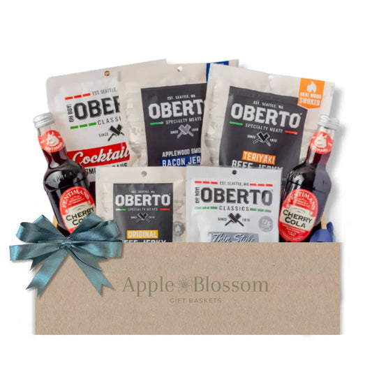 Oberto Jerky Collection Apple Blossom Gift Baskets