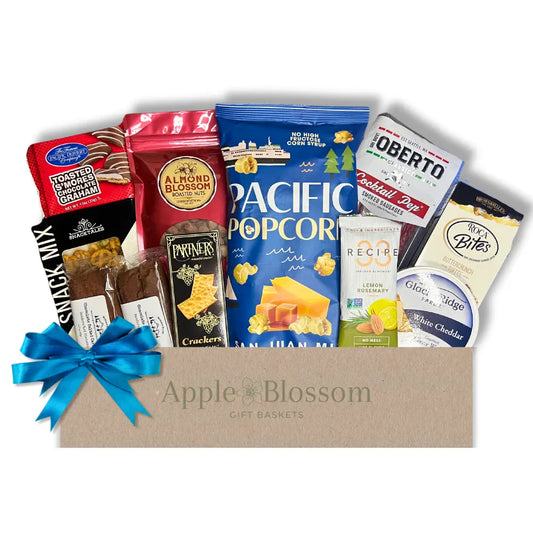 Pacific Snack Surprise Apple Blossom Gift Baskets